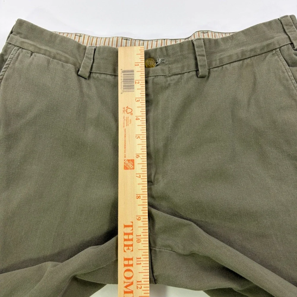 Bills Khakis M3 Trim Fit Chinos Mens 34 Olive Green Made in USA Vintage Pants
